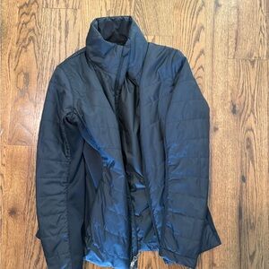 Black Quilted Puffer Jacket Spyder